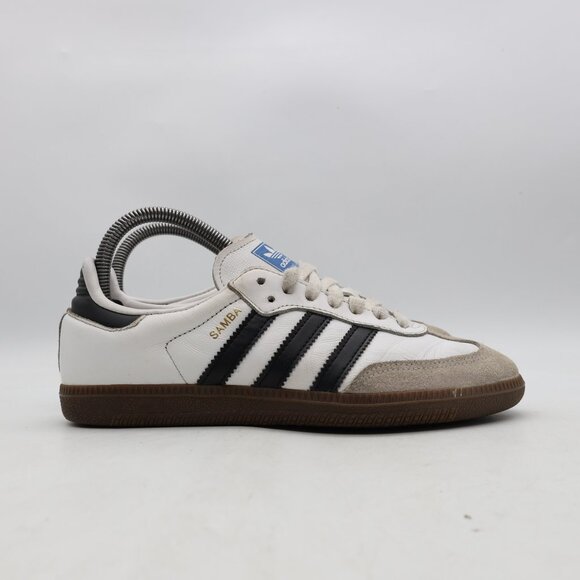 Adidas Samba OG Women's Size 6 Cloud White/Core Black Sneakers IG9030 - Picture 1 of 11